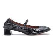 Zwarte Ballerina Sleehak Schoenen Lanvin , Black , Dames