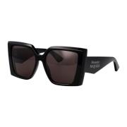 Stijlvolle zonnebril Am0467S voor de zomer Alexander McQueen , Black ,...