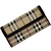 Pre-owned Leather wallets Burberry Vintage , Multicolor , Dames