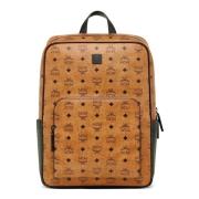 Aren rugzak in Visetos MCM , Brown , Dames