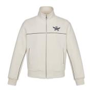 Essentiële trainingsjas in Romanit met logo MCM , White , Heren