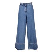 Katoenen Casual Broek Bally , Blue , Dames