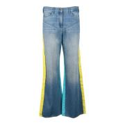 Katoenen Casual Broek Patrizia Pepe , Blue , Dames