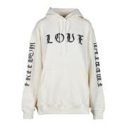 Sweatshirt Msgm , White , Dames