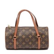 Pre-owned Canvas handbags Louis Vuitton Vintage , Brown , Dames