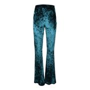 Elastan Broek Nineminutes , Green , Dames