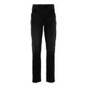 Zwarte Slim Fit Jeans Purple Brand , Black , Heren