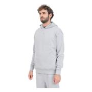 Grijze Flag Oversized Hoodie Sweater New Era , Gray , Heren