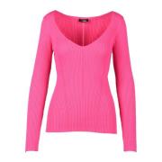 Attitude Gebreide Top Twinset , Pink , Dames