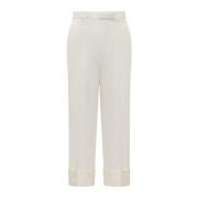 Hoge taille broek Thom Browne , White , Dames