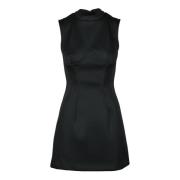 Damesjurk in Polyester Mix Msgm , Black , Dames