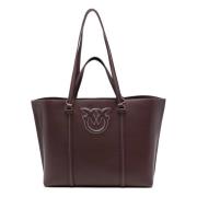 Miranda Shopper Tas Pinko , Brown , Dames