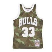 NBA Ghost Green Camo Tank Top Mitchell & Ness , Multicolor , Heren