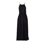 Maxi Jurk Attic and Barn , Black , Dames