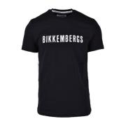 Stijlvolle Katoenen T-Shirt Collectie Bikkembergs , Black , Heren