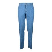 Katoen Elastaan Broek Club OF Comfort , Blue , Heren