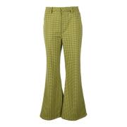 Katoenen Casual Broek Weili Zheng , Green , Dames