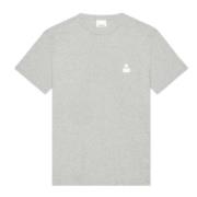 Biologisch Katoen Logo T-shirt Isabel Marant , Gray , Heren