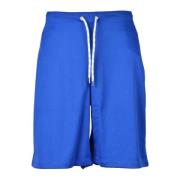 Stretch Bermuda Shorts Bikkembergs , Blue , Heren