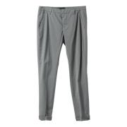 Luxe Italiaanse Chino Broek Dondup , Gray , Heren