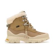 Beige Leren Hiker Enkellaarzen UGG , Beige , Dames