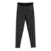 Maan Leggings met Strass Marine Serre , Black , Dames