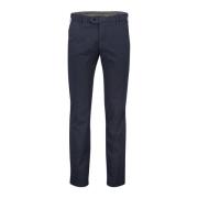 Blauwe katoenen broek Meyer , Blue , Heren