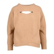 Maglia Anna Molinari , Brown , Dames