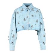 Overhemd Msgm , Blue , Dames