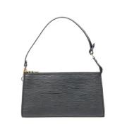 Pre-owned Leather louis-vuitton-bags Louis Vuitton Vintage , Black , D...