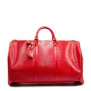 Pre-owned Leather louis-vuitton-bags Louis Vuitton Vintage , Red , Dam...