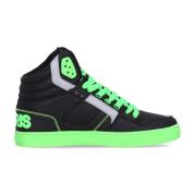 Skate Schoenen Zwart/Groen High Top Osiris , Black , Heren