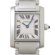 Pre-owned Glass watches Cartier Vintage , Gray , Dames