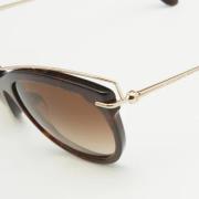 Pre-owned Acetate sunglasses Alexander McQueen Pre-owned , Brown , Dam...