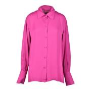 Viscose Shirt met Roze Accents Pink Memories , Pink , Dames