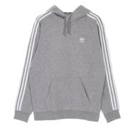 Klassieke 3 Strepen Hoodie Grijs Adidas , Gray , Dames