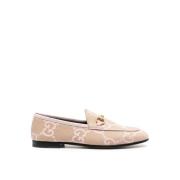 Beige Platte Schoenen Gucci , Beige , Dames