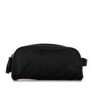 Pre-owned Leather clutches Bvlgari Vintage , Black , Dames