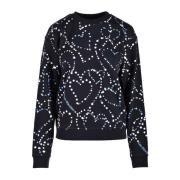 Zwarte Sweatshirt voor Vrouwen Love Moschino , Black , Dames