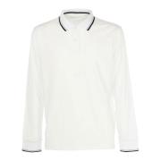 Lange mouwen heren polo shirt Cashmere Company , White , Heren