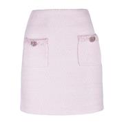 Katoenen Gonna Rok Self Portrait , Pink , Dames