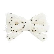 Tweed Haarband MET Polka Nina Ricci , White , Dames