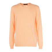 Heren Crew Neck Sweater Liu Jo , Orange , Heren