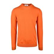 Round-neck Knitwear Alpha Studio , Red , Heren