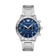 Elegant Multicolor Herenhorloge Ar11306 Emporio Armani , Gray , Heren