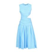 Blauwe Feestjurk met Uitsnijddetail Weili Zheng , Blue , Dames