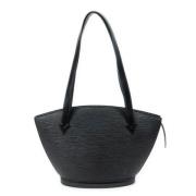 Pre-owned Leather louis-vuitton-bags Louis Vuitton Vintage , Black , D...