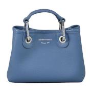 Stijlvolle PU-tas Emporio Armani , Blue , Dames