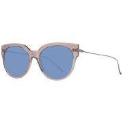 Bruine Dames Zonnebril Rond Blauwe Lenzen Scotch & Soda , Brown , Dame...