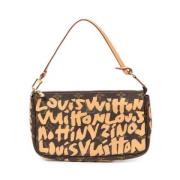 Pre-owned Canvas louis-vuitton-bags Louis Vuitton Vintage , Brown , Da...